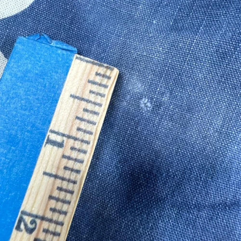 Vtg Polo Ralph Lauren Shorts Mens 33 Blue Tropical Hawiian Pleated Linen‎ USA